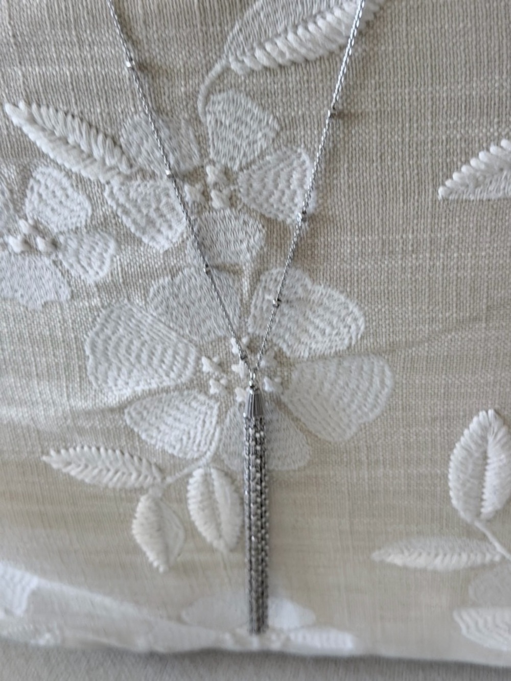Sterling Silver Tassel Necklace